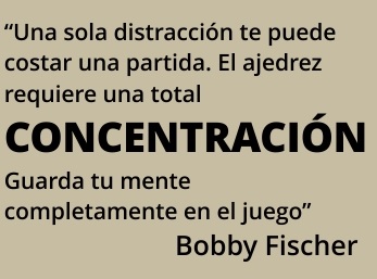 Concentración en el ajedrez